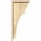 Ekena Millwork Yorktown Rough Sawn Corbel w/Backplate, Douglas Fir, 8"W x 10"D x 22"H COR08X10X22YOR01RDF - alternate 2